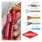 KNIPEX 169501 เครื่องมือปอกสายไฟ / เครื่องมือรื้อถอนสายไฟ 8.0-13.0 มม. ยาว 135 มม. STRIPPING TOOLS KNIPEX คะนิเพค คีมช่างมืออาชีพอันดับ 1 MADE IN GERMANY