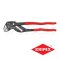 KNIPEX 8601300 คีมประแจขันน็อตในตัวเดียว / คีมคอเลื่อน 12 นิ้ว /  300 มม. เหล็กรมดำ ด้ามบางพลาสติกกันลื่น KNIPEX คะนิเพค คีมช่างมืออาชีพอันดับ 1 MADE IN GERMANY