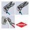 KNIPEX 8602250 คีมประแจขันน็อตในตัวเดียว / คีมคอเลื่อน 10 นิ้ว / 250 มม. เหล็กรมดำ ด้ามหนาสองสี KNIPEX คะนิเพค คีมช่างมืออาชีพอันดับ 1 MADE IN GERMANY