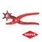 KNIPEX 9070220 คีมเจาะรู สำหรับวัสดุผ้าและพลาสติก ขนาด 9 นิ้ว REVOLVING PUNCH PLIERS KNIPEX คะนิเพค คีมช่างมืออาชีพอันดับ 1 MADE IN GERMANY