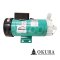 MD40R ปั๊มหอยโข่งเคมี ท่อ 3/4 นิ้ว x 3/4 นิ้ว ความเร็วรอบ 2700RPM ส่งสูง 4.6 เมตร 220V "OKURA"