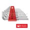 PB210H-10 ชุดประแจหกเหลี่ยมสั้น 9 ตัวชุด ขนาด 1.5-10 มม. PB SWISS TOOLS