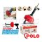 POLO เครื่องล้างท่อแบบมือหมุน 2IN1 รุ่น D-50SZ-2 เหมาะกับทำความสะอาดท่อขนาด 20 - 75 มม. (3/4 นิ้ว - 3 นิ้ว) สายยาว 7.6 ม. (โปโล)