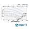 "PURITY" PCm220C ปั๊มน้ำหอยโข่งใบพัดเดียว ท่อเข้าออก 2 นิ้ว 3 แรง 220V