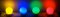 หลอดปิงปองสีเขียว 1 วัตต์ E27 LED Round Green 1w E27 