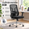 เก้าอี้สำนักงานเพื่อสุขภาพ (Ergonomic Office Chair) รุ่น TXW-2301 โครงสีดำพร้อมผ้าตาข่ายสีดำ