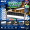 โคมไฟโซล่าเซลนีออน แบบชุดราง T8 มีสายพ่วงยาว 5 เมตร ขนาด 200 วัตต์ แสงขาว เดย์ไลท์ 6500K