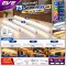 ชุดรางแอลอีดี ฟลูเซ็ต T5 9, 18 วัตต์ แสงขาวเดย์ไลท์ และแสงเหลืองวอร์มไวท์ Full Set T5