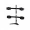 TS734 ขาตั้ง 4 จอ แขน Vertical แบบตั้งโต๊ะ (รองรับจอตั้งแต่ 24"-32")