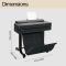 เครื่องพิมพ์แปลน/โปสเตอร์ HP DesignJet T650 24-in Printer 2025 edition