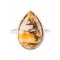 Orange Spiny Oyster Shell Sterling Silver Solitaire Pendant With Chain