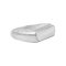 White Mother Of Pearl Rhodium Over Sterling Silver Ring