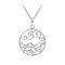 Sterling Silver Lovebirds Pendant With Chain