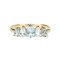 Sky Blue Topaz 18K Yellow Gold Over Silver Ring