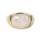 Moonstone 18k Yellow Gold Over Silver Ring