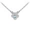 Sky Blue Topaz Rhodium Over Sterling Silver Necklace