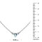 Sky Blue Topaz Rhodium Over Sterling Silver Heart Bracelet