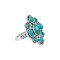 925 Sterling Silver Ring with Turquoise