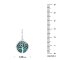 925 Sterling Silver Tree of Life Earrings with Turquoise