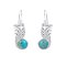 925 Sterling Silver Earrings with Turquoise