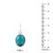 925 Sterling Silver Earrings with Turquoise