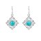 925 Sterling Silver Earrings with Turquoise