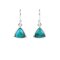 925 Sterling Silver Earrings with Turquoise