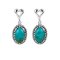 925 Sterling Silver Earrings with Turquoise