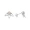 925 Sterling Silver Earrings with Rainbow Moonstone