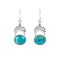 925 Sterling Silver with Turquoise