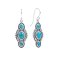 925 Sterling Silver Earrings with Turquoise