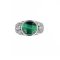 925 Sterling Silver Ring with Malachite