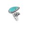 925 Sterling Silver Ring with Turquoise