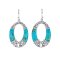 925 Sterling Silver Earrings with Turquoise