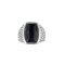 925 Sterling Silver Ring with Black Onyx