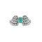 925 Sterling Silver Wings Ring with Turquoise