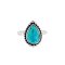 925 Sterling Silver Ring with Turquoise