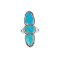 925 Sterling Silver Ring with Turquoise