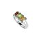 925 Sterling Silver Ring with Multi-Color