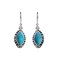 925 Sterling Silver Earrings with Turquoise