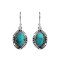 925 Sterling Silver Earrings with Turquoise