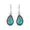 925 Sterling Silver Earrings with Turquoise