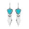 925 Sterling Silver Earrings with Turquoise