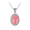 925 Sterling Silver Pendant with Rhodochrosite
