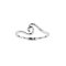 925 Plain Sterling Silver Wave Ring