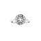 925 Plain Sterling Silver Star Diamond Ring
