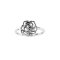 925 Plain Sterling Silver Rose Ring