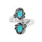 925 Sterling Silver Ring with Kingman Turquoise