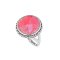 925 Sterling Silver Ring with Rhodocrosite