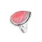 925 Sterling Silver Ring with Rhodocrosite